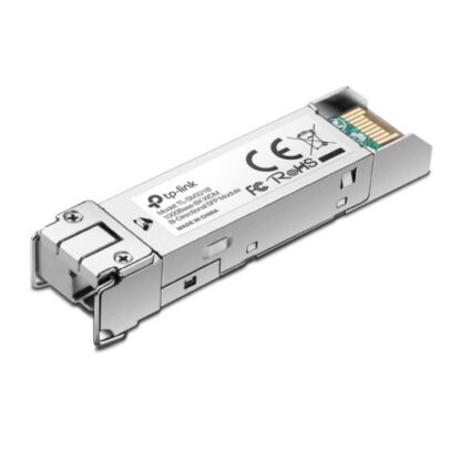 02042024660b5662dbcd3 TP-LINK (TL-SM321B-2) 1000Base-BX WDM Bi-Directional SFP Module, Up to 2km, DDM, Hot Swappable - Black Antler