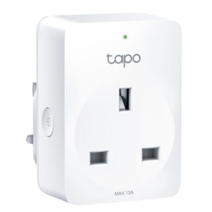 02042024660b572629726 TP-LINK (TAPO P110M) Mini Smart Wi-Fi Plug, Energy Monitoring, Remote Access, Scheduling, Away Mode, Voice Control, Matter Certified - Black Antler
