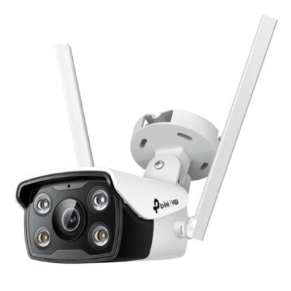 02042024660b58b41e543 TP-LINK (VIGI C340-W 4MM) 4MP Outdoor Full-Colour Wi-Fi Bullet Network Camera w/ 4mm Lens, Spotlight LEDs, Smart Detection, Two-Way Audio, H.265+ - Black Antler