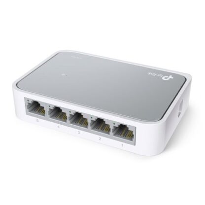 02042024660b5a48180aa TP-LINK (TL-SF1005D V16) 5-Port 10/100Mbps Unmanaged Desktop Switch, Plastic Case - Black Antler