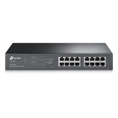 02042024660b5a52bfb42 TP-LINK (TL-SG1016PE) 16-Port Gigabit Easy Smart Desktop/Rackmount Switch, 8-Port PoE+, Metal - Black Antler