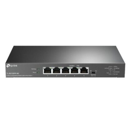 02042024660b5b0620738 TP-LINK (TL-SG105PP-M2) 5-Port 2.5G Desktop Switch with 4-Port PoE++ - Black Antler