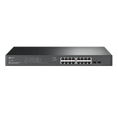 02042024660b5b6b701a7 TP-LINK (TL-SG2218P) JetStream 18-Port Gigabit Smart Switch w/ 16-Port PoE+, 2x SFP, IPv6, Centralised Management - Black Antler