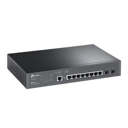 02042024660b5b6c6fd7e TP-LINK (TL-SG3210) 8-Port JetStream Gigabit L2+ Managed Switch with 2 SFP Slots, Rackmountable - Black Antler