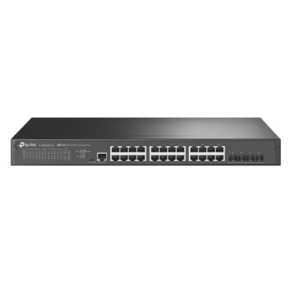 02042024660b5b6e4e0d1 TP-LINK (TL-SG3428X-M2) JetStream 24-Port 2.5GBASE-T L2+ Managed Switch with 4 10GE SFP+ Slots, PoE++, Rackmountable - Black Antler