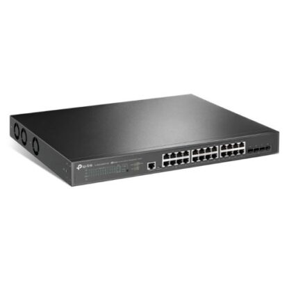 02042024660b5b6fa31df TP-LINK (TL-SG3428XPP-M2) JetStream 24-Port 2.5GBASE-T & 4-Port 10GE SFP+ L2+ Managed Switch with 16-Port PoE+ & 8-Port PoE++, Rackmountable - Black Antler