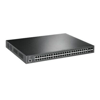 02042024660b5b7089bfc TP-LINK (TL-SG3452P) JetStream 52-Port Gigabit L2+ Managed Switch with 48-Port PoE+, 4 SFP Slots, Rackmountable - Black Antler