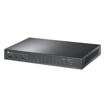 02042024660b5b73c65c8 TP-LINK (TL-SL1311P) 8-Port 10/100Mbps + 3-Port Gigabit Desktop Switch with 8-Port PoE+, GB SFP Port - Black Antler