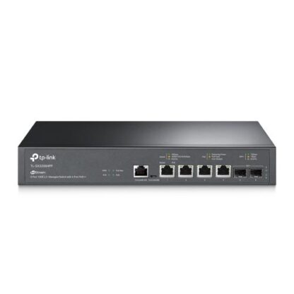 02042024660b5b7616202 TP-LINK (TL-SX3206HPP) JetStream 6-Port 10GE L2+ Managed Switch with 4-Port PoE++, Rackmountable - Black Antler
