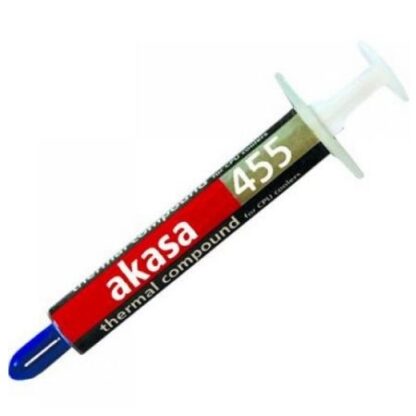 02042024660b5b9994660 Akasa AK-455 Heat Paste, 5g with Syringe, Hi-performance, Spreader Card, Retail - Black Antler