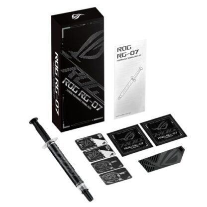 02042024660b5b9e87fd2 Asus ROG RG-07 Performance Thermal Paste Kit, 3g Syringe, Clean Wipes, Spreader, Application Stencils - Black Antler