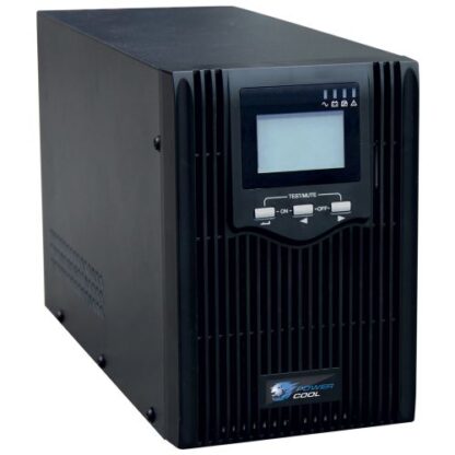 02042024660b5c3dac337 Powercool 2000VA Smart UPS, 1600W, LCD Display, 2x UK Plug, 2x RJ45, 3x IEC, USB - Black Antler