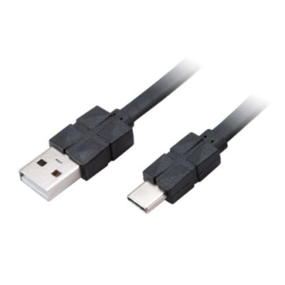 02042024660b5c4043972 Akasa PROSLIM USB 2.0 Type-C to Type-A Charging & Sync Cable, 30cm - Black Antler