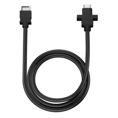 02042024660b5d7024a84 Fractal Design USB-C 10Gpbs Model D Cable for Fractal Pop & Focus 2 Cases Only, 650mm - Black Antler