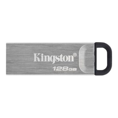 02042024660b5fba31e1d Kingston 128GB DataTraveler Kyson USB 3.2 Gen1 Memory Pen, Metal Capless Design, R/W 200/60 MB/s - Black Antler