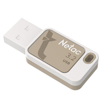 02042024660b5fc2db8ed Netac 512GB UA31 USB 3.2 Memory Pen, Key Ring, Desert Yellow - Black Antler