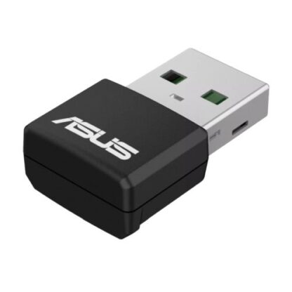 02042024660b5fc5b58b3 Asus (USB-AX55 NANO) AX1800 Dual Band WiFi 6 USB Adapter, OFDMA, MU-MIMO, WPA3 Security - Black Antler