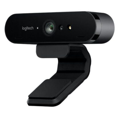 02042024660b6137871ae Logitech BRIO 500 4K UHD 13MP HDR Webcam, USB-A, Light Correction, Privacy Shutter, Noise-Cancelling Mics, Windows Hello Support, Graphite - Black Antler