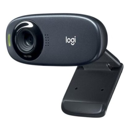 02042024660b613975589 Logitech C310 HD Webcam, 1.2MP, 720p/30fps, Mic, Widescreen, Auto Light Correction, Mounting Clip - Black Antler