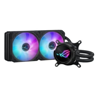 0504202466104523874fd Asus ROG STRIX LC III 240 ARGB Liquid CPU Cooler, 240mm, 7th Gen v2 Asetek Pump, ARGB Fans, Rotatable Water Block - Black Antler