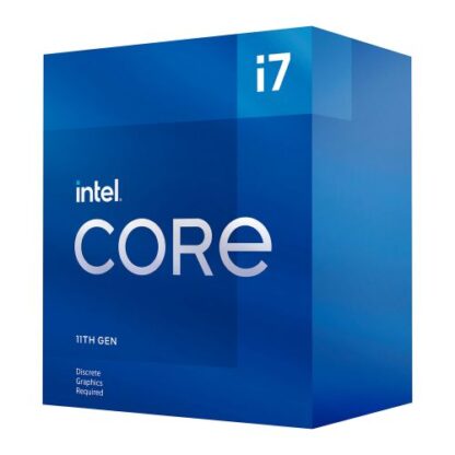 15042024661d221c25559 Intel Core i7-11700F CPU, 1200, 2.5 GHz (4.9 Turbo), 8-Core, 65W, 14nm, 16MB Cache, Rocket Lake, No Graphics - Black Antler