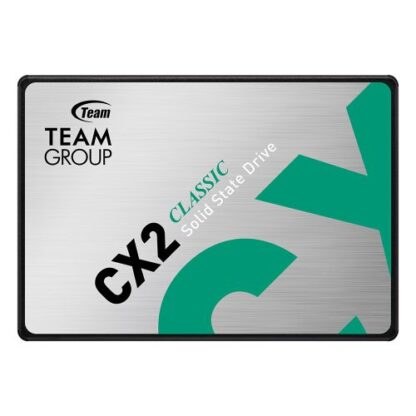 16042024661e7ab8a088e Team 256GB CX2 SSD, 2.5", SATA3, SLC Caching, R/W 520/430 MB/s, 7mm - Black Antler