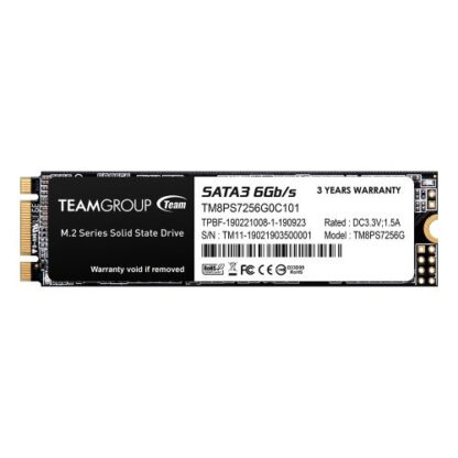 16042024661e7ab9294d5 Team 256GB MS30 M.2 SATA SSD, M.2 2280, SATA3, R/W 500/400 MB/s - Black Antler