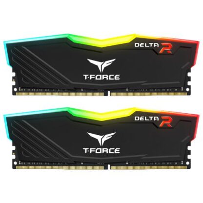 16042024661e7dcc902e5 Team T-Force Delta RGB 16GB Kit (2 x 8GB), DDR4, 3200MHz (PC4-25600), CL16, XMP 2.0, DIMM Memory, Black - Black Antler