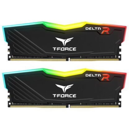 16042024661e7dcd98483 Team T-Force Delta RGB 32GB Kit (2 x 16GB), DDR4, 3200MHz (PC4-25600), CL16, XMP 2.0, DIMM Memory, Black - Black Antler