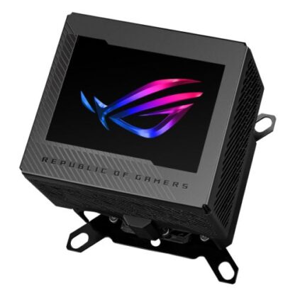 17042024661feb8bcc278 Asus ROG Ryujin III WB CPU Water Block, Full-Colour 3.5" LCD Customisable Screen, Embedded VRM Fan, Black - Black Antler