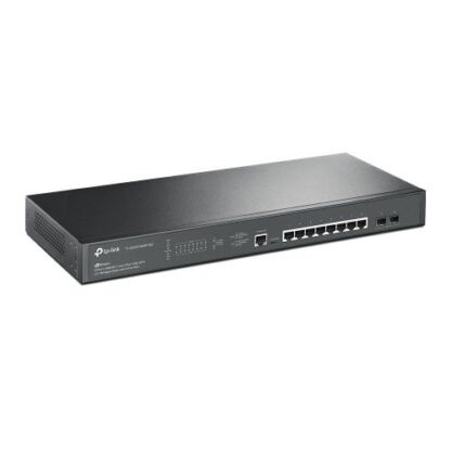 0305202466354083a475d TP-LINK (TL-SG3210XHP-M2) JetStream 8-Port 2.5GBASE-T and 2-Port 10GE SFP+ L2+ Managed Switch with 8-Port PoE+,Rackmountable - Black Antler
