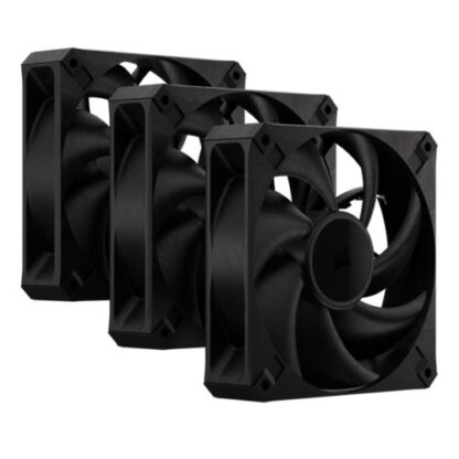 08052024663bd8f58b8ae Corsair RS120 MAX 12cm PWM Thick Case Fans (3 Pack), 30mm Thick, Magnetic Dome Bearing, 2000 RPM, Liquid Crystal Polymer Construction - Black Antler