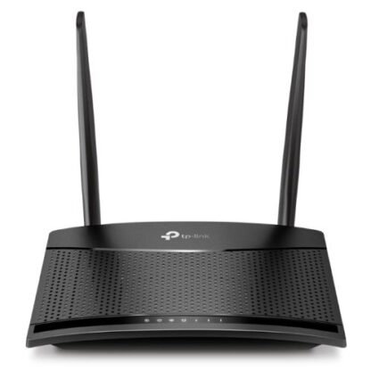 180520246648ea6f24a0c TP-LINK (TL-MR100) 300Mbps Wireless N 4G LTE Router, 1 LAN, 1 LAN/WAN, Detachable Antennas - Black Antler