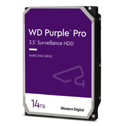 20052024664bb5001e742 WD 3.5", 14TB, SATA3, Purple Pro Surveillance Hard Drive, 7200RPM, 512MB Cache, OEM - Black Antler