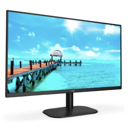 0506202466605bd444774 AOC 27" 3-Side Frameless Monitor (27B2AM), 1920 x 1080, 4ms, VGA, HDMI, 75Hz, VESA - Black Antler