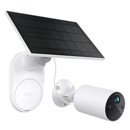 1706202466709387dc52d TP-LINK (TAPO C410 KIT) Smart Wire-Free 2K Outdoor Security Camera & Solar Panel, 6400mAh Battery, Colour Night Vision, AI Detection, Alarms, 2-Way Audio, No Hub Required - Black Antler