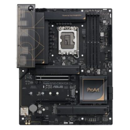 1806202466717c82613fd Asus PROART B760-CREATOR D4, Intel B760, 1700, ATX, 4 DDR4, HDMI, DP, 2.5G LAN, PCIe5, 3x M.2, Creator Hub - Black Antler