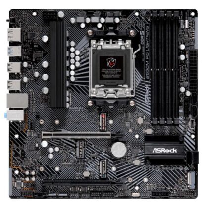 210620246675809b51c44 Asrock B650M PG LIGHTNING, AMD B650, AM5, Micro ATX, 4 DDR5, HDMI, DP, 2.5G LAN, PCIe4, 3x M.2 - Black Antler