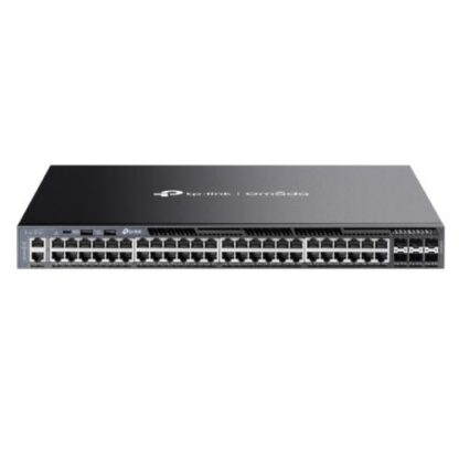 120720246691908b3205f TP-LINK (SG6654X) Omada 48-Port Gigabit Stackable L3 Managed Switch with 6x 10G SFP+ Slots, USB - Black Antler