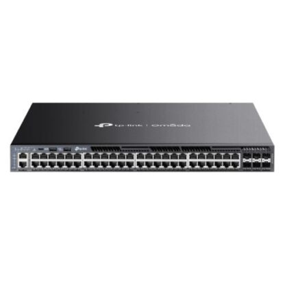 120720246691908bb7df0 TP-LINK (SG6654XHP) Omada 48-Port Gigabit Stackable L3 Managed PoE+ Switch with 6x 10G SFP+ Slots, USB - Black Antler