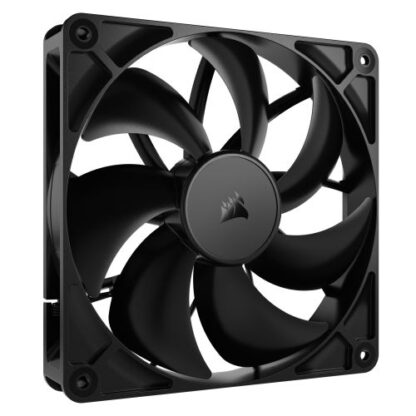 19072024669a628884cfc Corsair RS140 PWM 14cm Case Fan, Magnetic Dome Bearing, Daisy-Chain 4-Pin, 1700 RPM, AirGuide Tech, Black - Black Antler