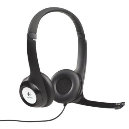 19072024669acc6eac104 Logitech H390 USB Headset with Boom Microphone, In-line Controls, Enhanced Digital Audio, Padded Headband & Earcups - Black Antler