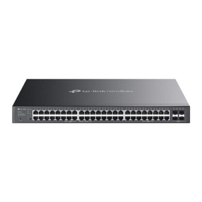 2507202466a2afdb17908 TP-LINK (SG2452LP) Omada 52-Port Gigabit Smart Switch w/ 32-Port PoE+, Centralized Management, Rackmountable - Black Antler