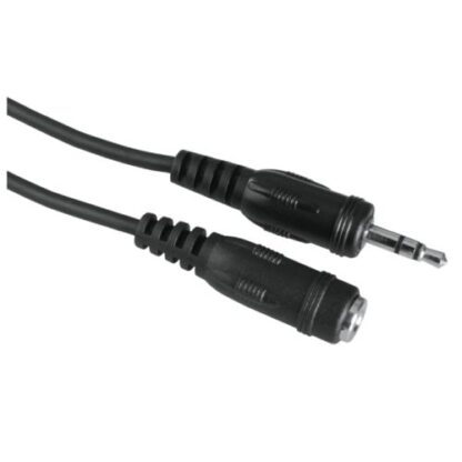 3107202466aa29f90cda1 Hama 3.5mm Jack Stereo Cable, Male to Female, 2.5 Metre - Black Antler