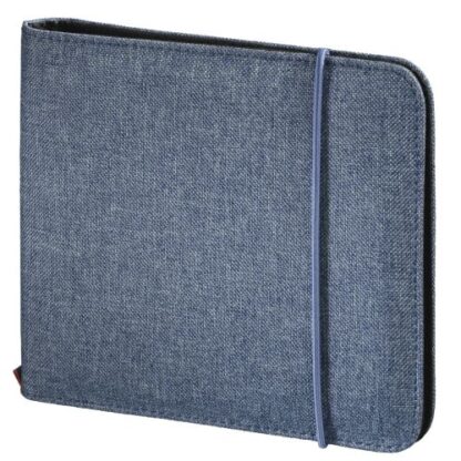 3107202466aa37c929695 Hama Up to Fashion CD/DVD/Blu-Ray Disc Wallet, Up to 24 Discs, Blue - Black Antler