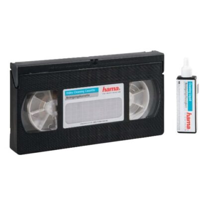 3107202466aa380c23b95 Hama VHS/S-VHS Video Cleaning Tape with Cleaning Fluid - Black Antler