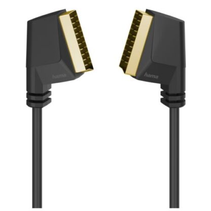 3107202466aa3cbea9e1d Hama Scart Cable, Male to Male, Gold-Plated, 1.5 Metre - Black Antler