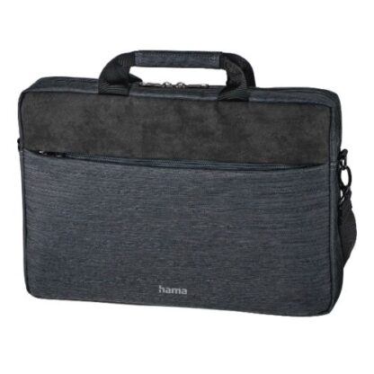 3107202466aa4decb8df3 Hama Tayrona Laptop Bag, Up to 14.1", Padded Compartment, Spacious Front Pocket, Tablet Pocket, Trolley Strap, Dark Grey - Black Antler