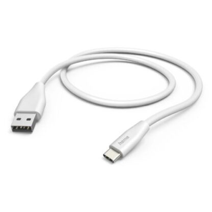 3107202466aa7b15b2f70 Hama USB-A to USB-C Quick Charging Cable, USB 2.0, 1.5 Metre, White - Black Antler