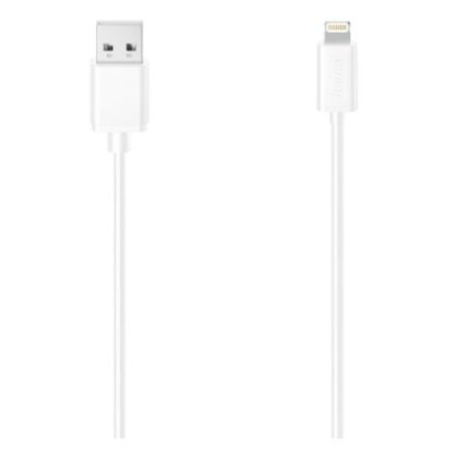 3107202466aa8567c3c60 Hama Charging/Data USB-A to Lightning Cable, 480Mbps, 1.5 Metre, White - Black Antler